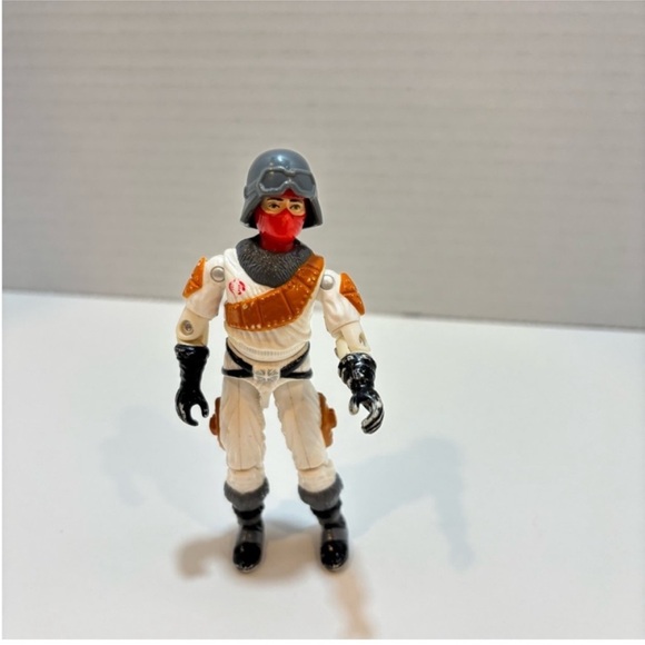 Vintage 1987 GI Joe Cobra Ice Viper with helmet V1 ARAH action figure by Hasbro - Picture 10 of 12